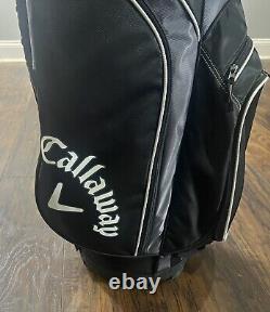 New Callaway Chev 14 Cart Golf Club Bag Black Free Shipping