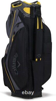 New Callaway Golf 2023 Org 14 Cart Bag COLOR Graphite/Black Plaid 14-Way Top