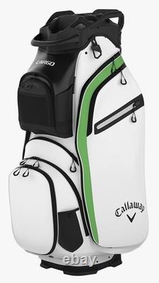 New Callaway Golf Cargo Limited Edition Elyte Cart Bag White/Green