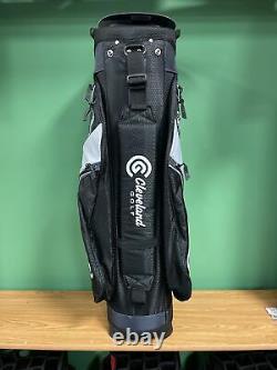 New Cleveland Golf Cart Bag 14-Way Divider Black/ Charcoal/white