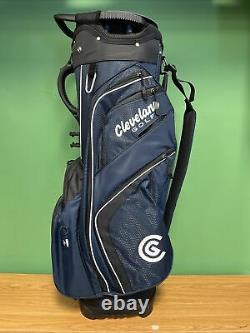 New Cleveland Golf Cart Bag 14-Way Divider Navy /black