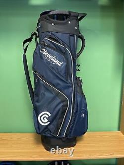 New Cleveland Golf Cart Bag 14-Way Divider Navy /black