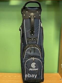 New Cleveland Golf Cart Bag 14-Way Divider Navy /black