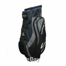 New Cobra 15 Dividers Cart Bag Black And Blue #g500