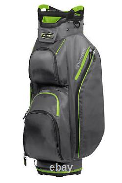 New Datrek Golf Superlite Cart Bag Charcoal/Lime