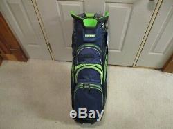New Datrek Lite Rider Pro Cart Bag Navy / Charcoal / Lime