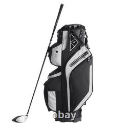 New Golf Cart Bag with 14 Way Organizer Divider Top, 36 13 Pockets Premium Ca