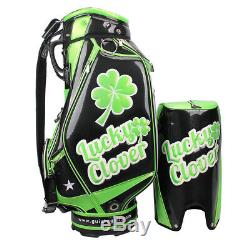 New Guiote Black Clover Golf staff bag caddie cart bag comes with Rainhood
