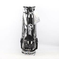 New Guiote Black Skull Golf staff bag caddie cart bag comes with Rainhood