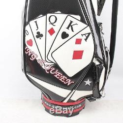 New Guiote Broadway Poker Golf staff bag caddie cart bag comes with Rainhood