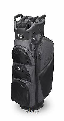 New Hot-Z Golf 2020 6.0 Cart Bag Gray/Black