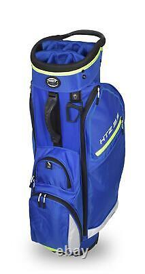 New Hot-Z Golf 3.5 Cart Bag Blue/Lime