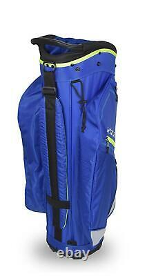 New Hot-Z Golf 3.5 Cart Bag Blue/Lime