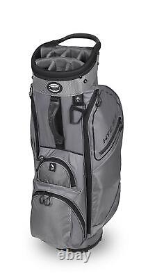 New Hot-Z Golf 3.5 Cart Bag Gray/Black
