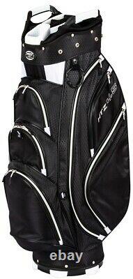 New Hot-Z Golf 4.5 Cart Bag Black/Black