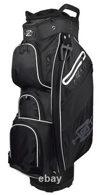 New Hot-Z Golf 4.5 Cart Bag Black Black/White