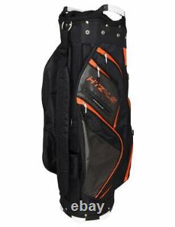 New Hot-Z Golf 4.5 Cart Bag Black/Gray/Orange