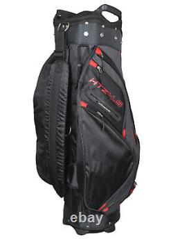 New Hot Z Golf 4.5 Cart Bag Black/Heather/Red