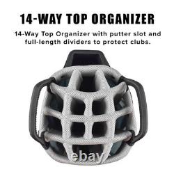 New Hot-Z Golf Ladies 4.5 Cart Bag Pink Plaid