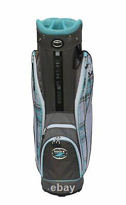 New Hot Z Golf Ladies HTZ Sport Cart Bag Seafoam Plaid