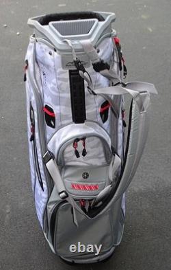 New Men's Sun Mountain Snow Camo/Cadet/Red C130 Hybrid Golf Bag VLO Tech NWT