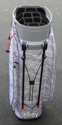 New Men's Sun Mountain Snow Camo/Cadet/Red C130 Hybrid Golf Bag VLO Tech NWT
