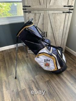 New Miller Lite Legacy Cart Golf Bag