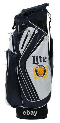 New Miller Lite Legacy Cart Golf Bag