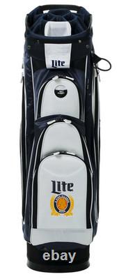 New Miller Lite Legacy Cart Golf Bag