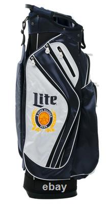 New Miller Lite Legacy Cart Golf Bag