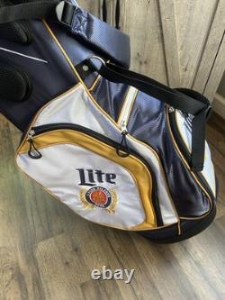 New Miller Lite Legacy Cart Golf Bag