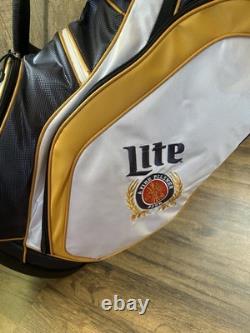 New Miller Lite Legacy Cart Golf Bag