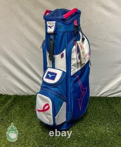New Mizuno Project Zero Cart Golf Bag Mizuno Cart Bag Blue/Pink 7 way top