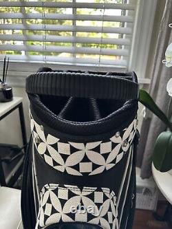 New Never Used Spartina 449 Cart Golf Bag Black And White design