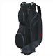 New Nike Golf Black/gray M9 Iii Cart Bag 14 Club Dividers System