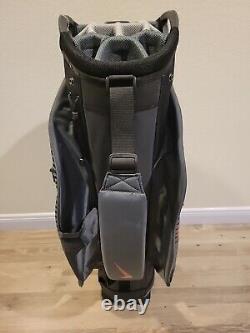 New Nike Golf Black/Gray M9 III Cart Bag 14 Club Dividers System
