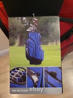 New Nike Golf Black/Gray M9 III Cart Bag 14 Club Dividers System