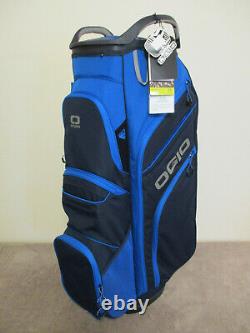 New OGIO 2021 WOODE 15 Way Cart Bag Blue