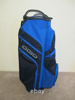 New OGIO 2021 WOODE 15 Way Cart Bag Blue