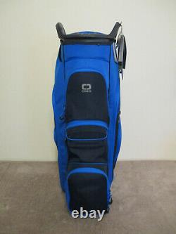 New OGIO 2021 WOODE 15 Way Cart Bag Blue