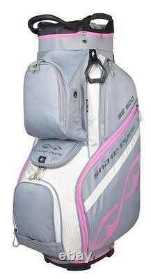 New Snake Eyes Golf Ladies SE500 Cart Bag Gray/Pink