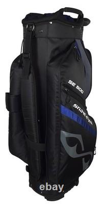 New Snake Eyes Golf SE500 Cart Bag Black/Blue/Gray