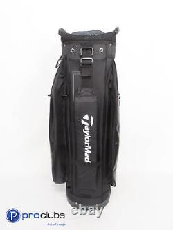 New TaylorMade 8.0 14-Way Cart Golf Bag withRainHood White/Black 329822