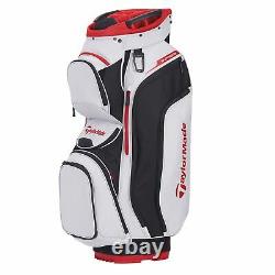 New TaylorMade Golf- 2020 SUPREME CART US Bag Silver White/Black