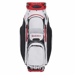 New TaylorMade Golf- 2020 SUPREME CART US Bag Silver White/Black