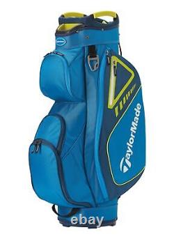 New TaylorMade Golf Previous Season Select ST Cart Bag Blue/Navy/Lime Neon