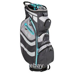 New Tour Edge Golf Ladies Hot Launch Xtreme 5.0 Cart Bag Silver/Blue