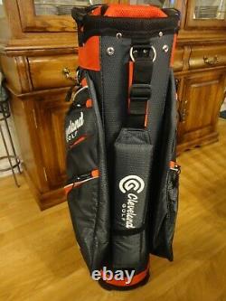 NewithNever Used CLEVELAND Friday Golf Bag Red & Black