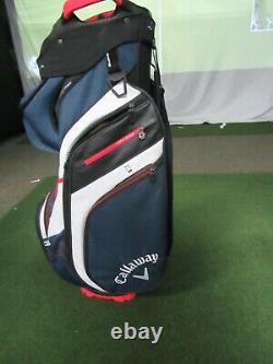 Nice Callaway Golf 2020 Org14 Cart Bag Navy/white/red Custom Logo