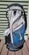 Nike 14 Way Divider Black Golf Cart Bag Blue And Gray Lots Of Pockets